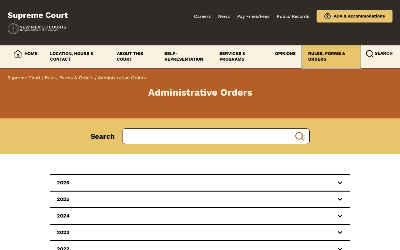 Quay County court records New Mexico Supreme Court access materials