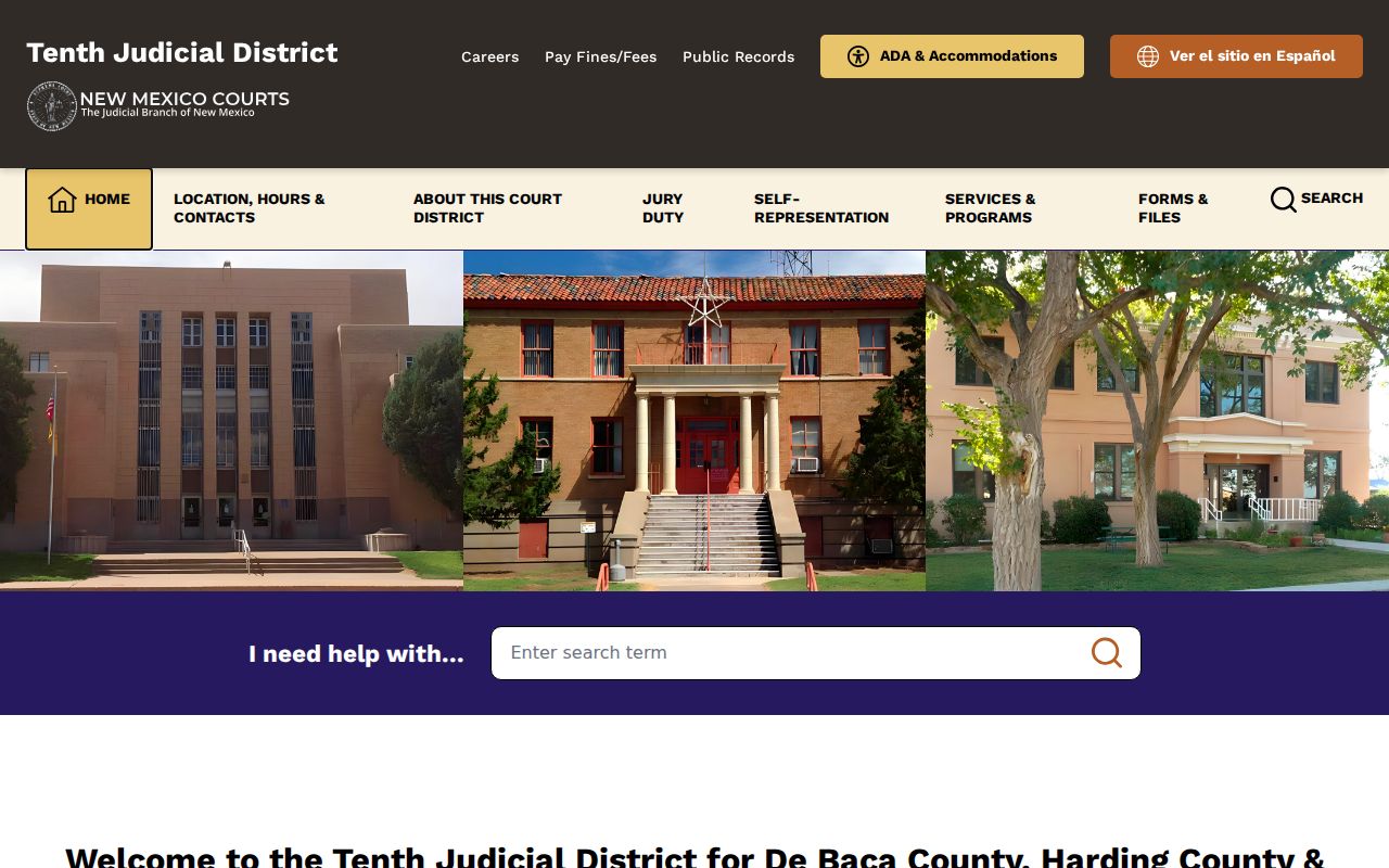 Quay County court docket Tenth Judicial District official court page